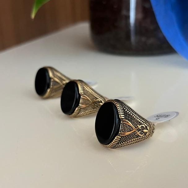انگشتر مردانه استیل کد am10086