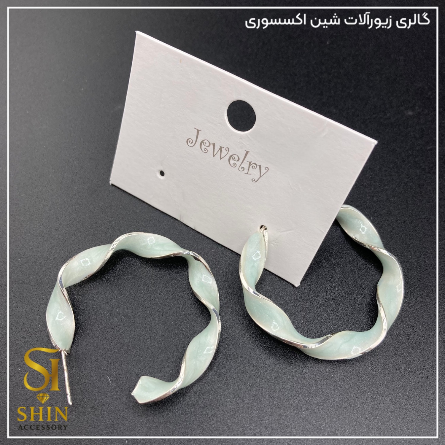 گوشواره میناکاری شده کد gzm170