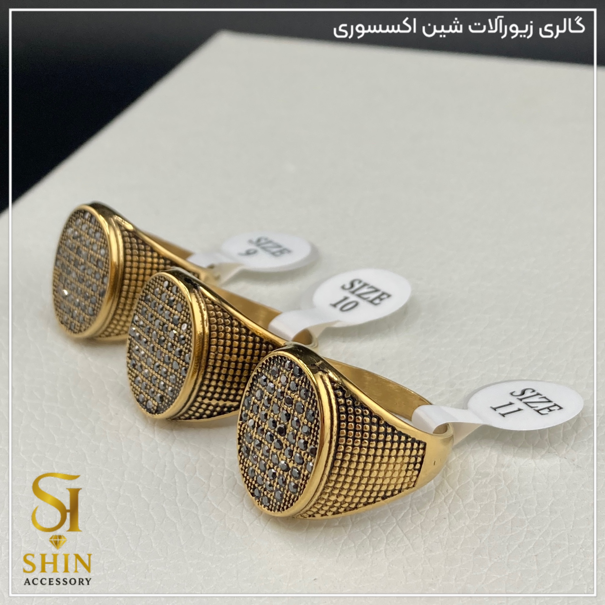 انگشتر مردانه کد am108