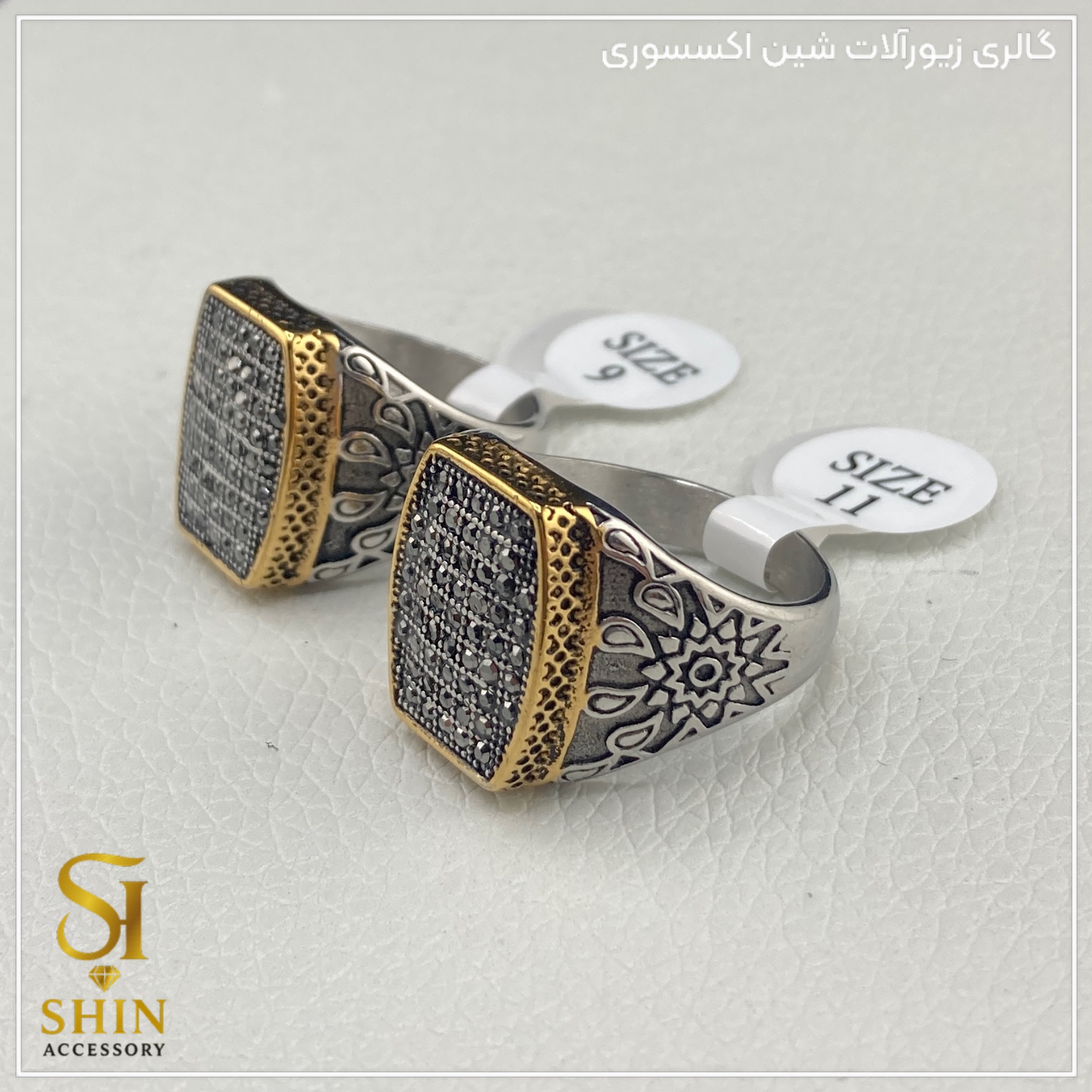 انگشتر مردانه کد am86