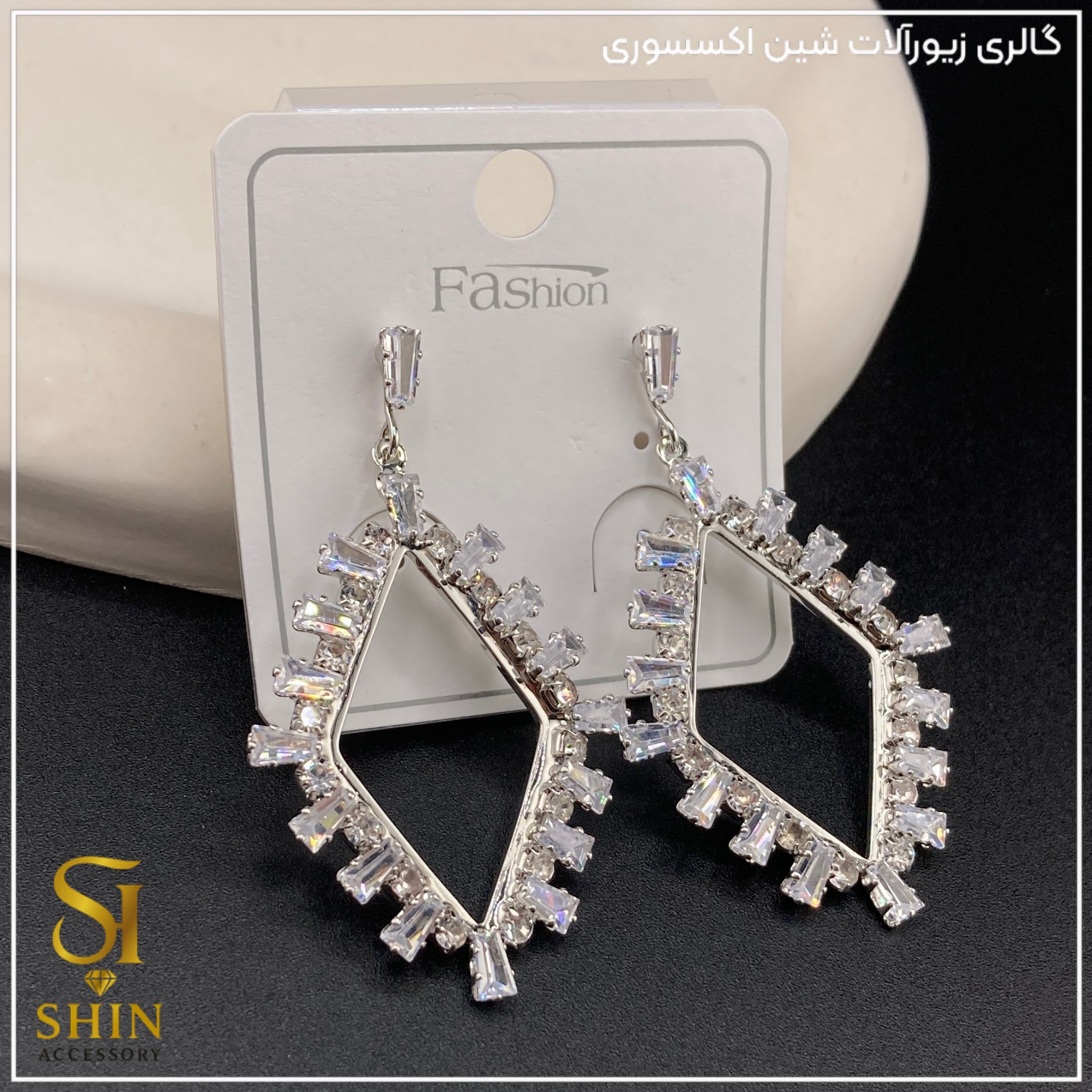 گوشواره جواهری کد gzj15