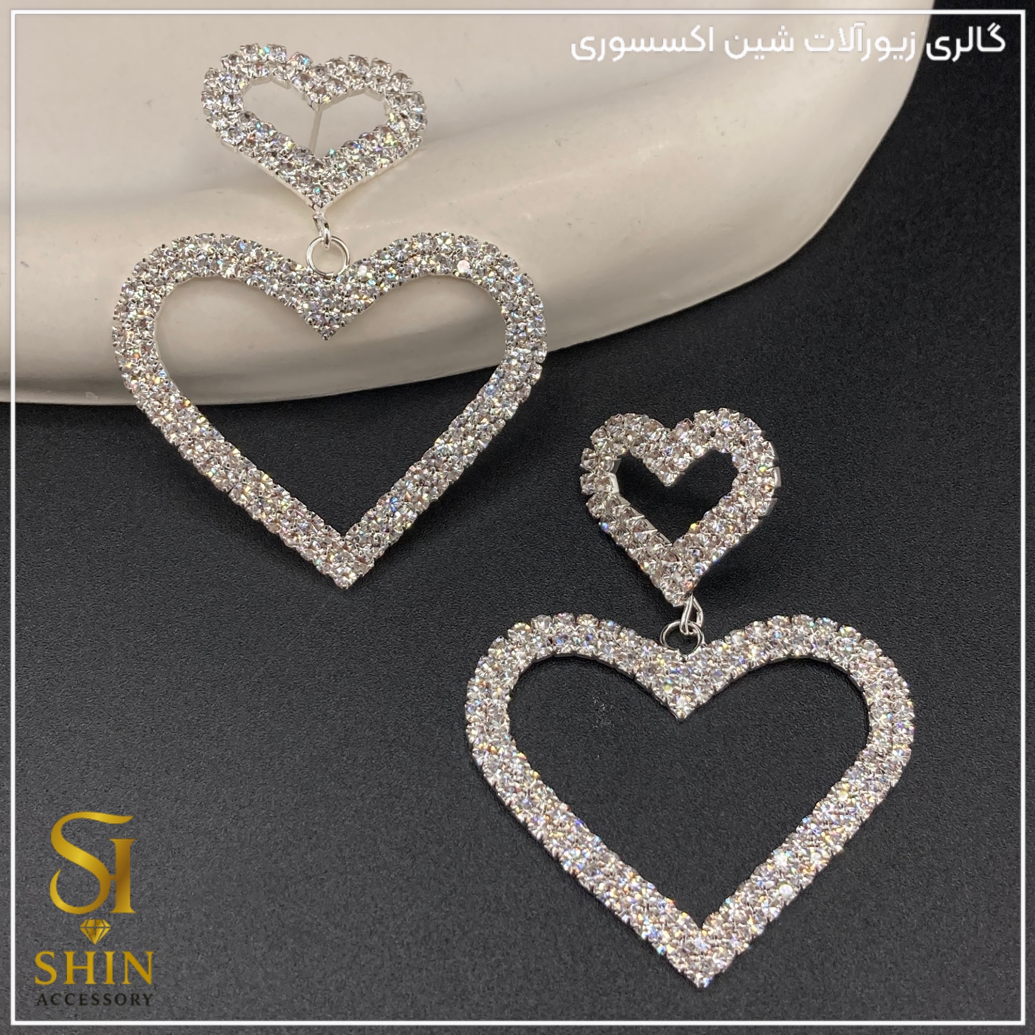 گوشواره کارتی کد gk129