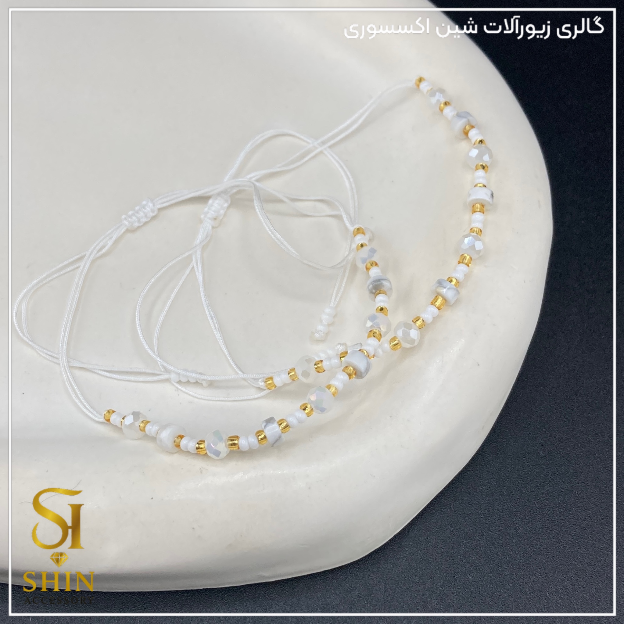 دستبند مهره‌ای کد dm03