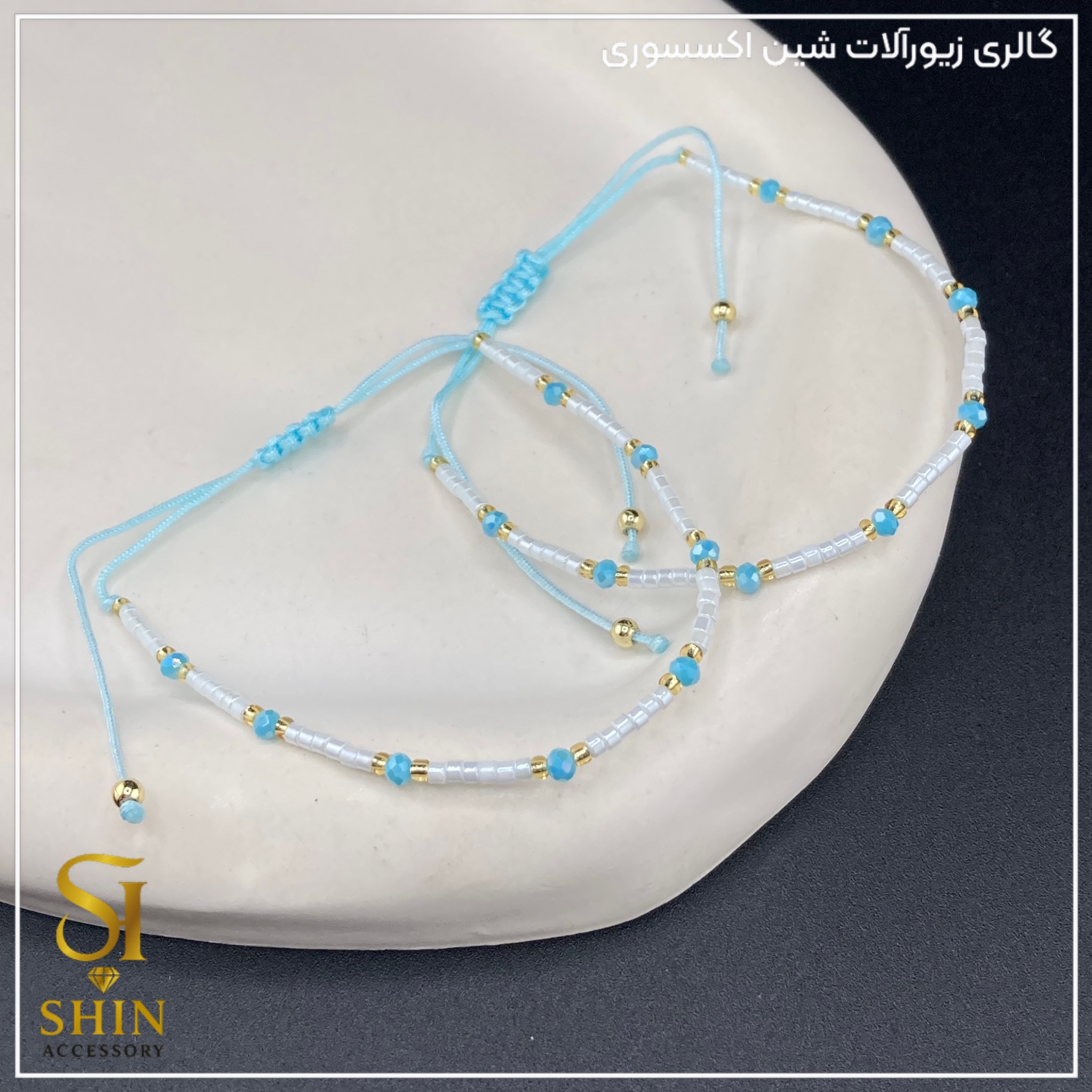 دستبند مهره ای کد dmz09