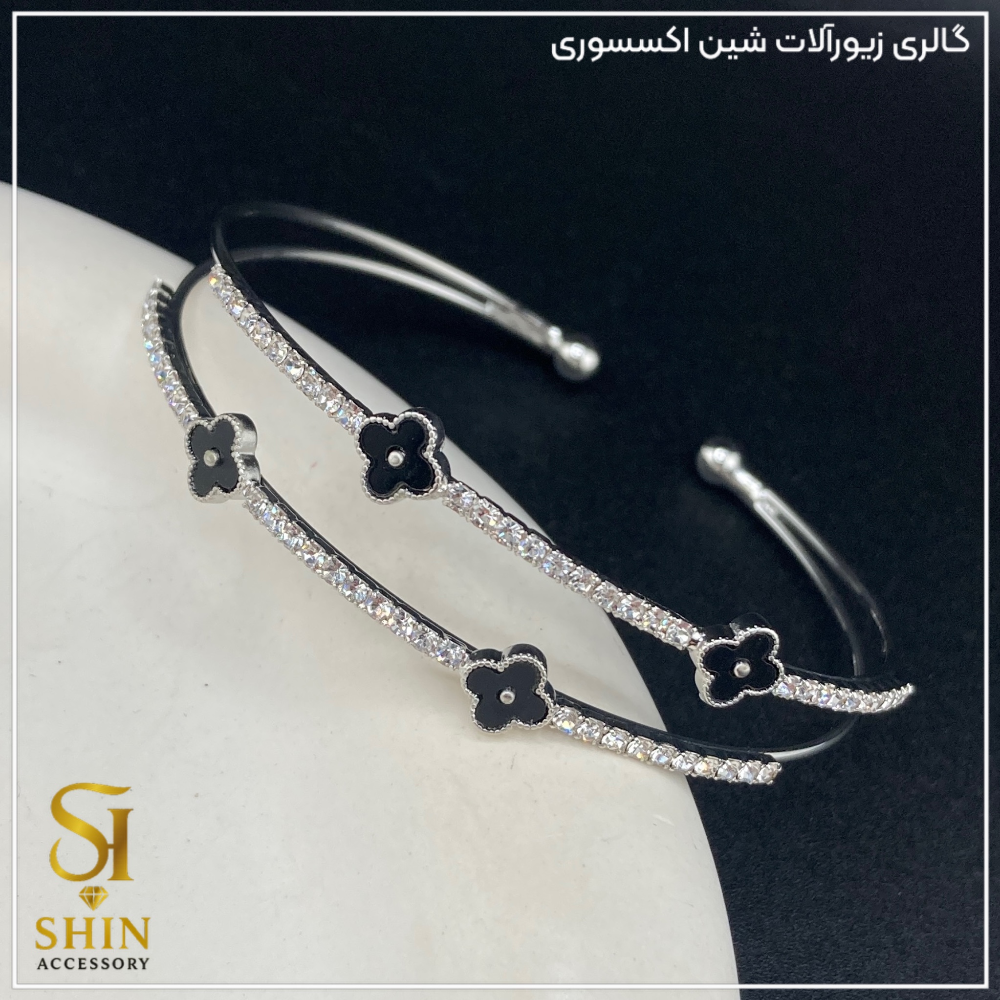 بنگل نگینی زنانه کد bnz10