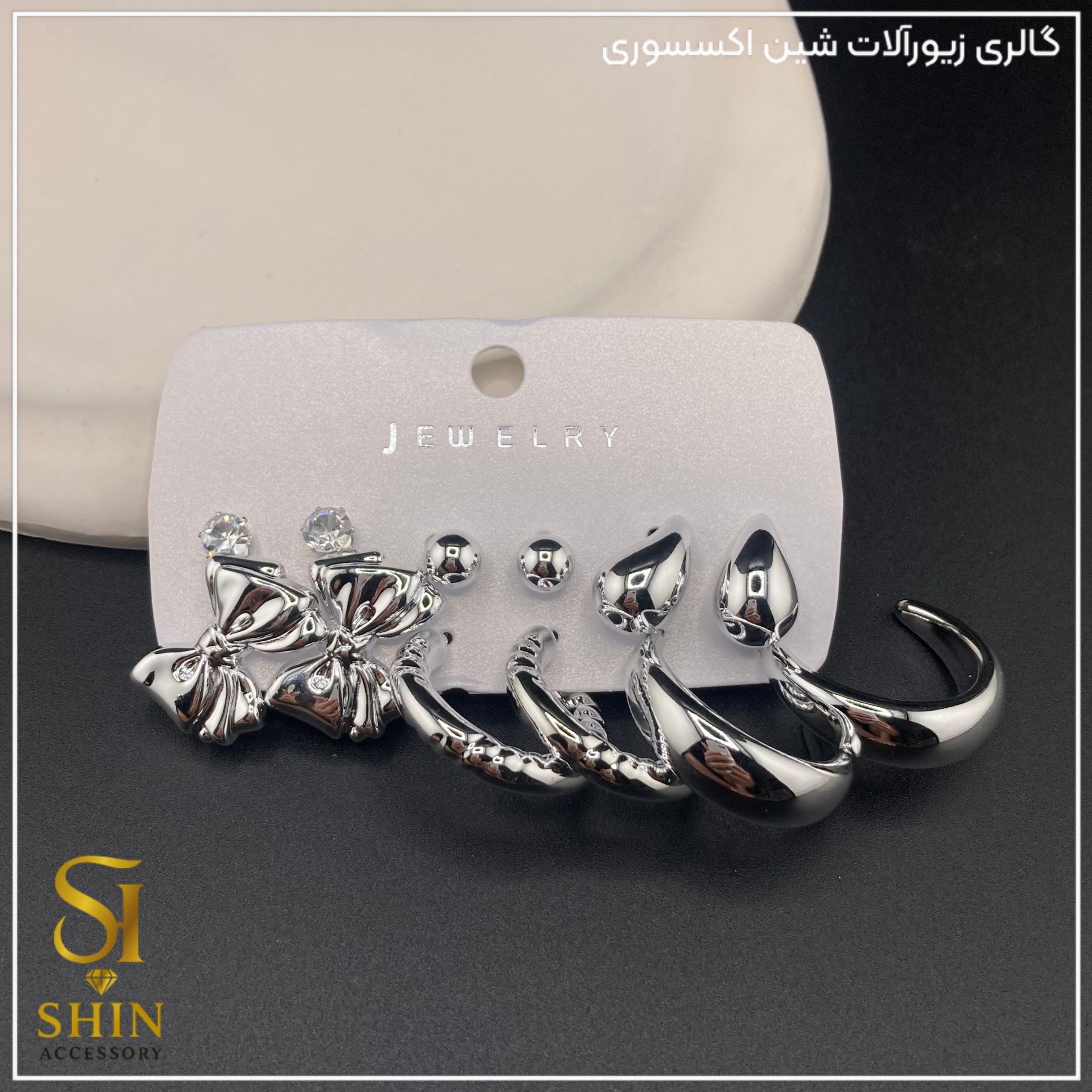 پک گوشواره شش تایی کدpgsh36