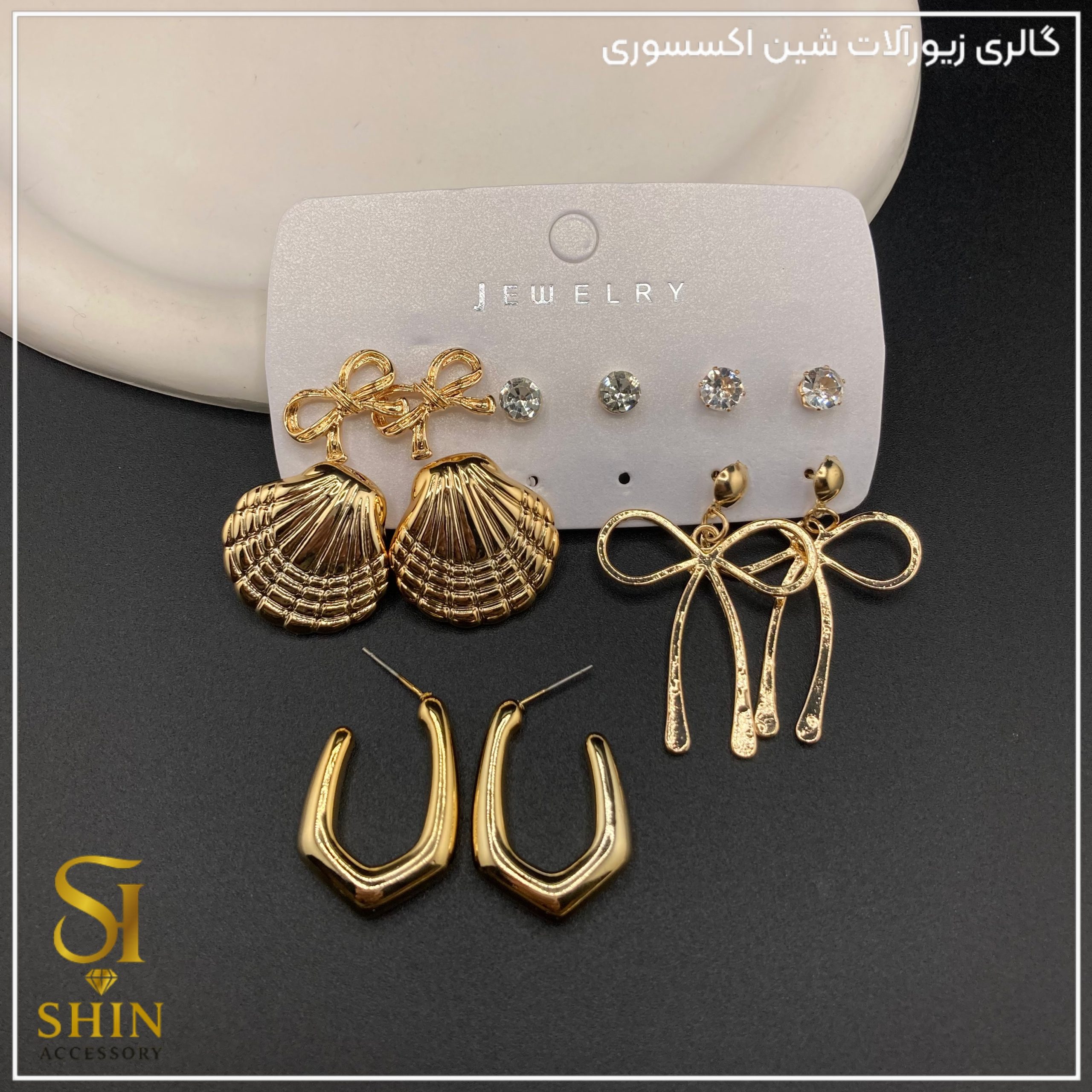 پک گوشواره شش تایی کدpgsh37