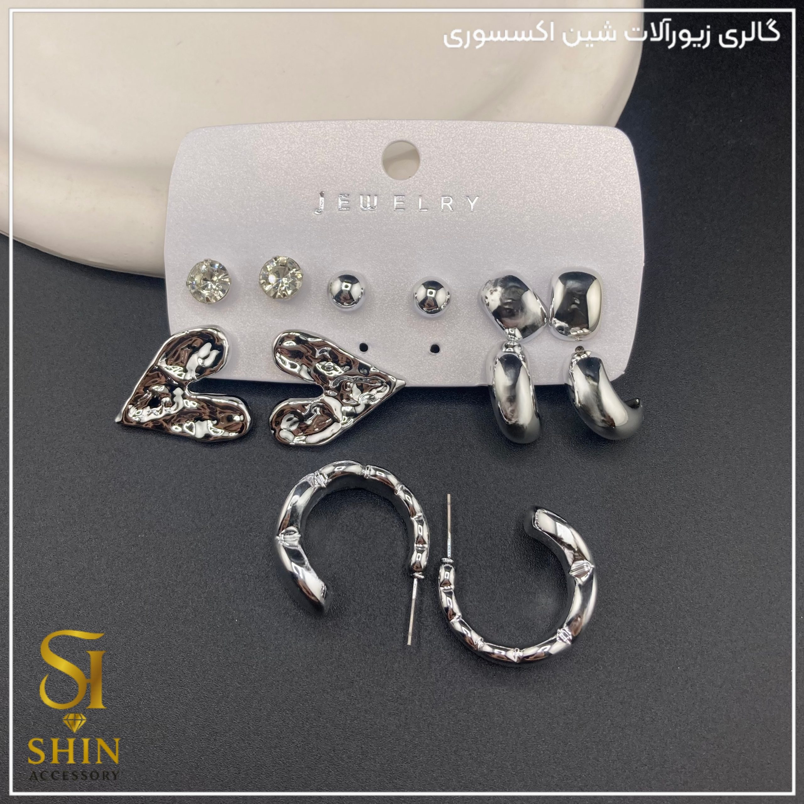 پک گوشواره شش تایی کدpgsh40