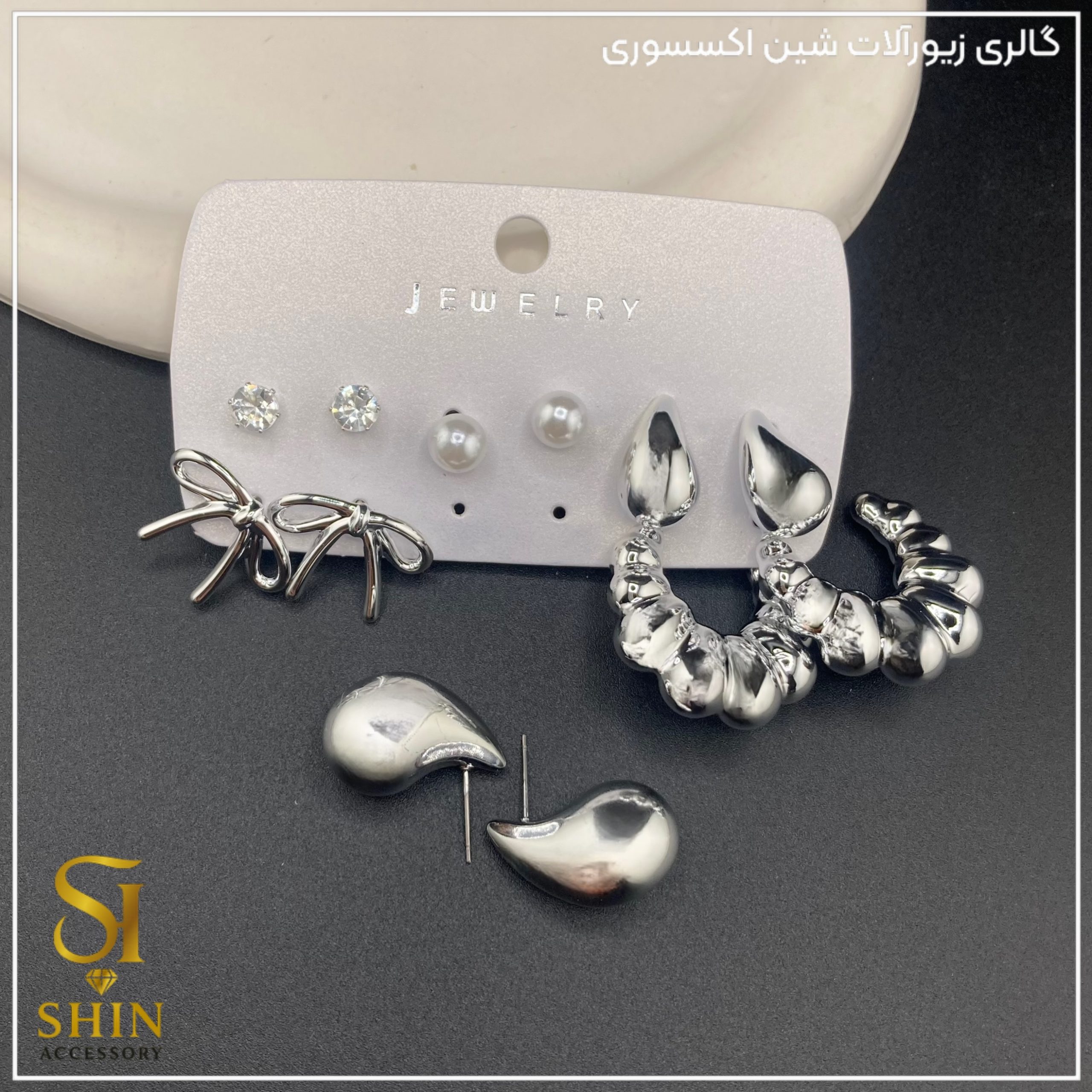 پک گوشواره شش تایی کدpgsh48