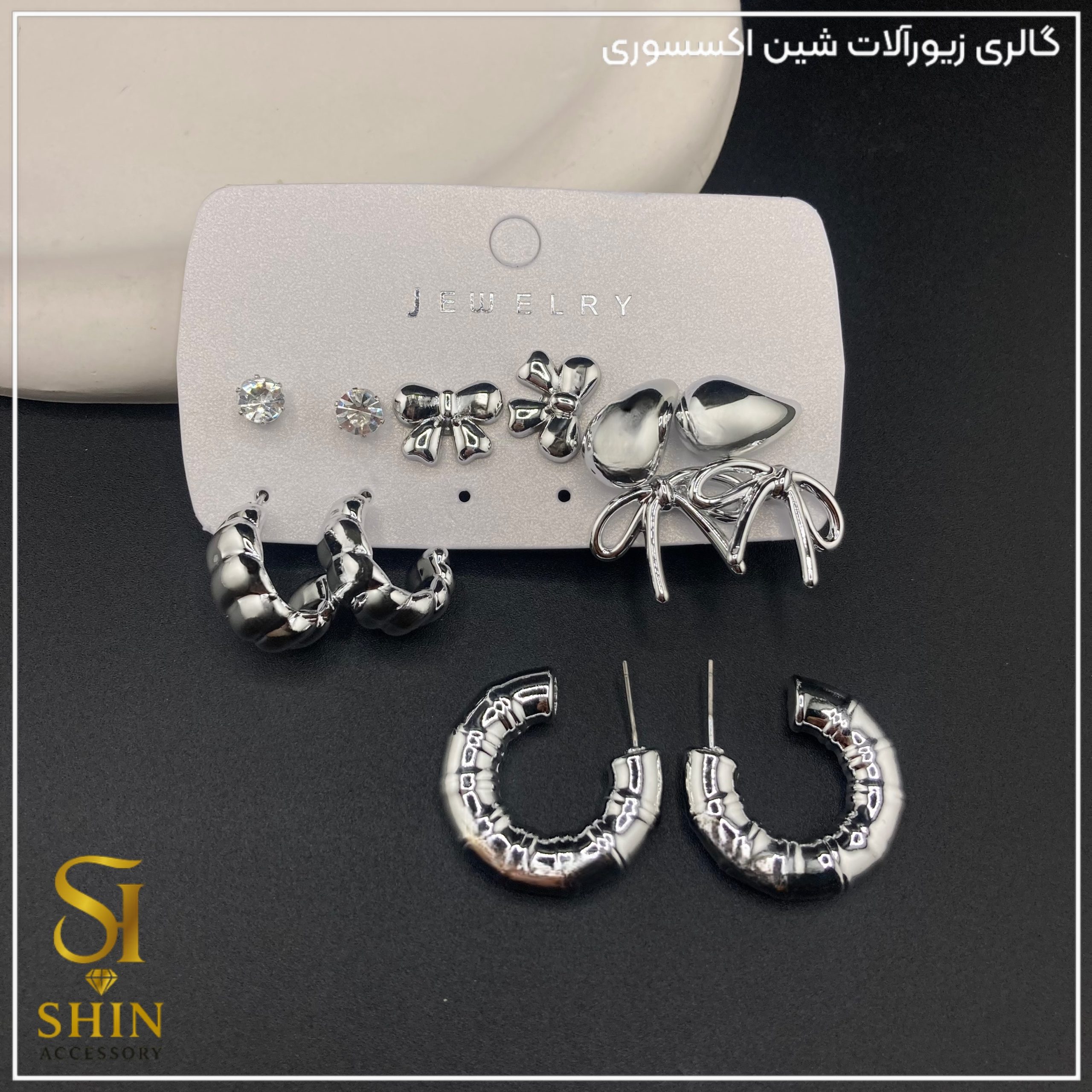 پک گوشواره شش تایی کدpgsh55