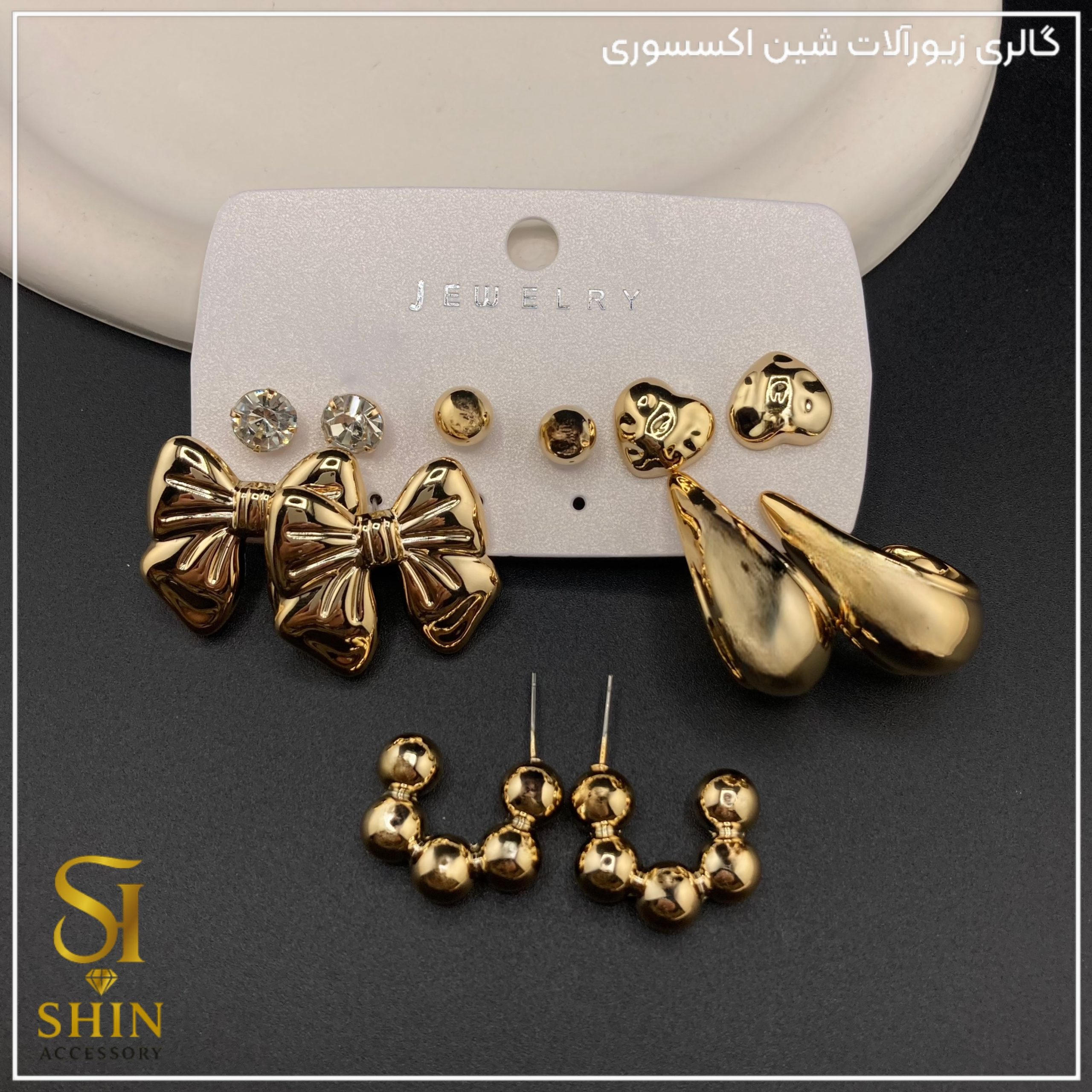 پک گوشواره شش تایی کد pgsh58