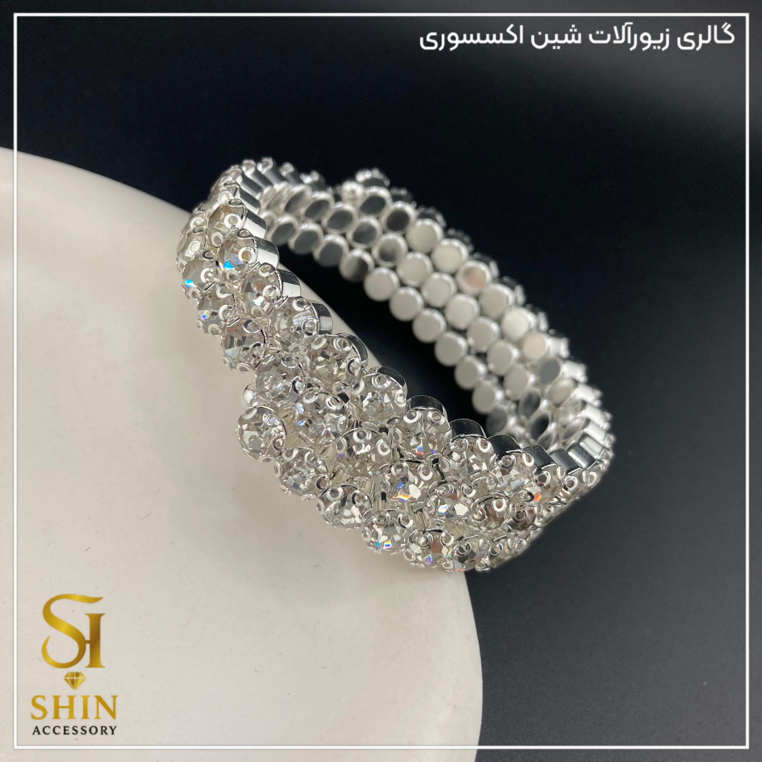 دستبند جواهری کد dzj454