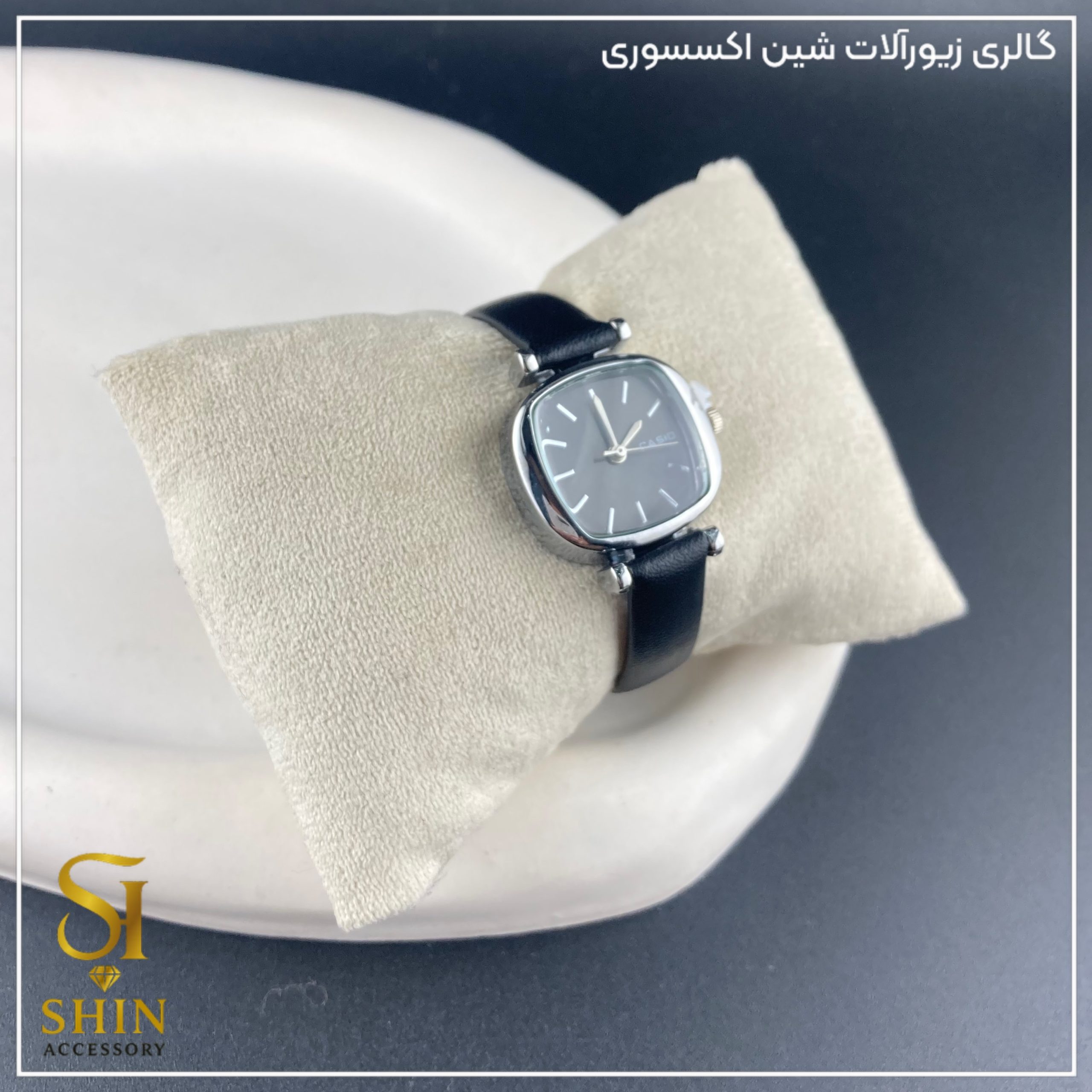 ساعت زنانه دسته چرمی CASIO کد schc34